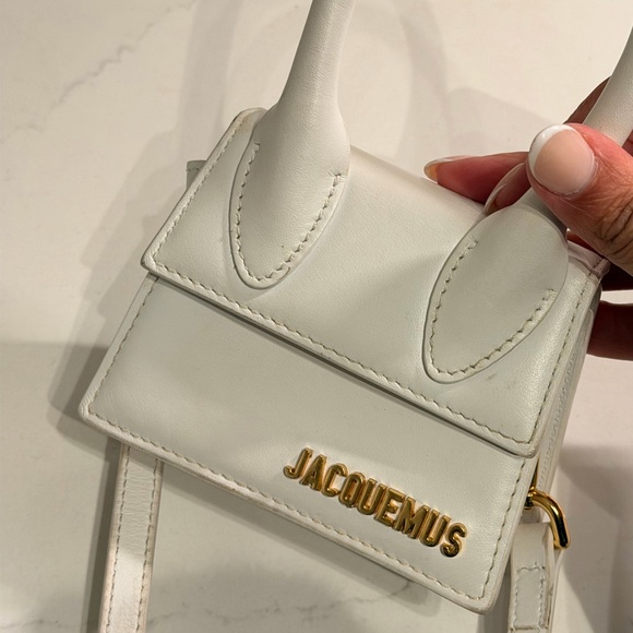 Jacquemus White Le Chiquito Mini Top-Handle Bag - Picture 9 of 14